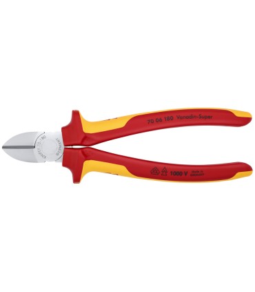 ALICATE CORTE DIAGONAL 1000V 180MM 70.06.180