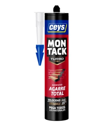 CARTUCHO 290 ml  ADHESIVO MONTAJE MONTACK TURBO BLANCO