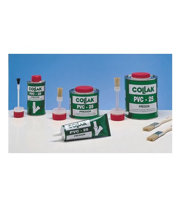 BOTE ADH. PVC-25  RIGIDO TAPON-ROSCA COLLAK 500GR