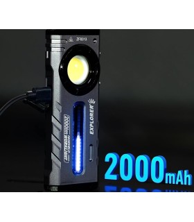 LINTERNA SINEX 8313 2.000LM RECARGABLE+ LUZ ULTRAVIOLETA