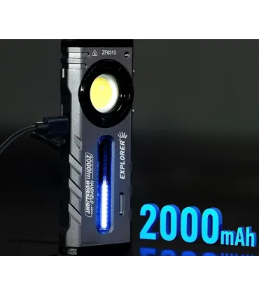 LINTERNA SINEX 8313 2.000LM RECARGABLE+ LUZ ULTRAVIOLETA