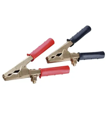 JUEGO PINZAS BATERIA REFORZADAS 600 AMP (SIN CABLE)