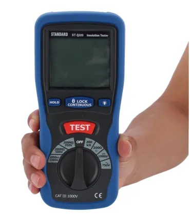 MEDIDOR DE AISLAMIENTO TIPO MEGUER 1000V