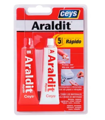 ADHESIVO ARALDIT RÁPIDO 10GR (ROJO PEQ)