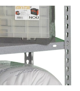 KIT ESTANTERIA ECONOMIC 5/400 GALVA 1800x900x400 5 estantes