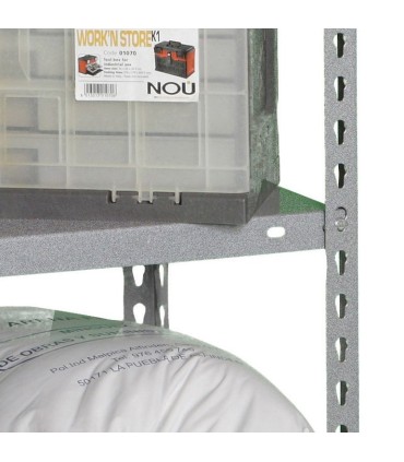 KIT ESTANTERIA ECONOMIC 5/400 GALVA 1800x900x400 5 estantes