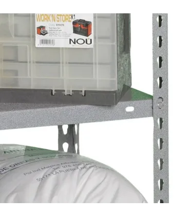 KIT ESTANTERIA ECONOMIC 5/400 GALVA 1800x900x400 5 estantes