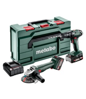 KIT COMBO TALADRO BAT SB18 + RADIAL W18, CON 2 BATERIAS 18V 2+4Ah