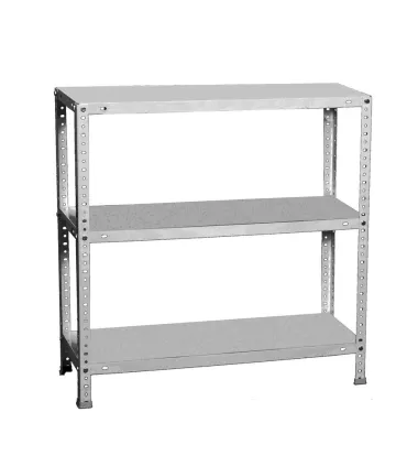 KIT ESTANTERIA BAJA ECONOMIC 3/400 GALVA 900x900x400