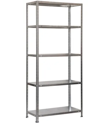 KIT ESTANTERIA ECONOMIC SUPRA 5/500 GALVA 2000x1000x500 5 ESTANTES