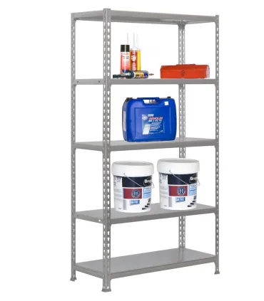 ESTANTERIA METALICA 2000x1000x400  CLICK ( COLOR GRIS )