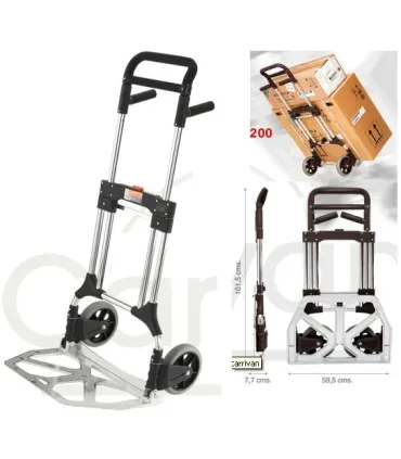 CARRO ALUMINIO PLEGABLE S-200 200KG