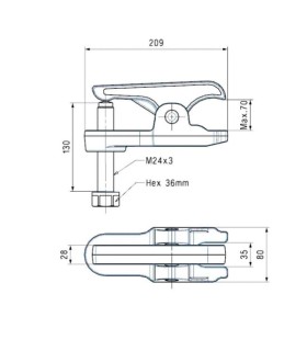 EXTRACTOR ROTULAS 36X70