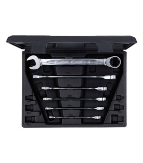 JUEGO 6 LL.MIXTA CARRACA 8 a 19mm KS TOOLS