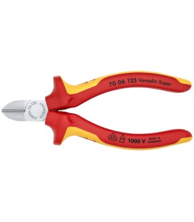 ALICATE CORTE DIAGONAL 1000V 125MM 70.06.125
