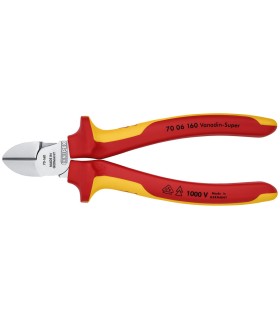 ALICATE CORTE DIAGONAL 1000V 160MM 70.06.160