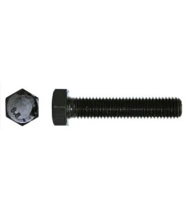 SAE 7/16X25 TORNILLO HEXAGONAL DIN 933 8.8 NEGRO