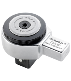 CARRACA ACOPLABLE 14x18MM CUADRADILLO 3/4" 735/40