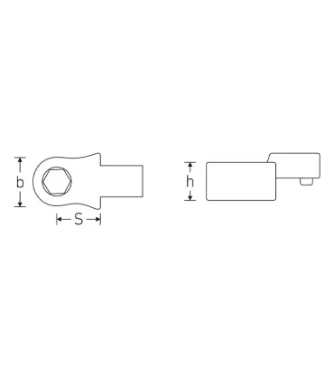 HERRAMIENTA ACOPLABLE 9x12mm PORTA PUNTAS 10mm