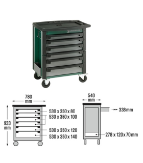 CARRO TALLER STAHLWILLE 97/6 KM VERDE
