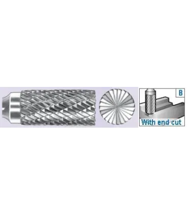 FRESA METAL DURO CILÍND.ZYAS 0413 D3P M6