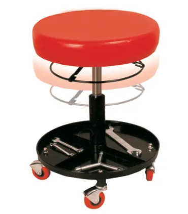 TABURETE MECANICO ALTURA AJUSTABLE C/BASE