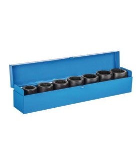 JUEGO 7 LLAVES VASO IMPACTO 1" 24-38mm