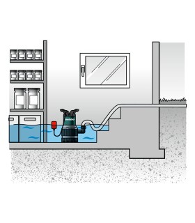 BOMBA SUMERGIBLE COMBINADA METABO 770W 14000 L/h 0,85 bar