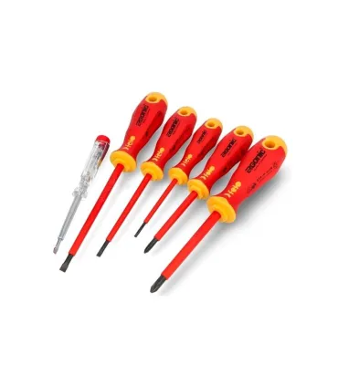 JUEGO 5+1 DESTORNILLADORES 1000V FELO-GEL CON BUSCAPOLOS