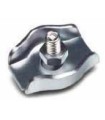SUJETACABLE PLANO SIMPLE ZINC DE Ø3MM