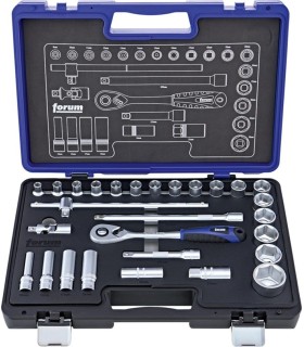 JUEGO LLAVE VASO 1/2" DE 8-36mm ( 28 PIEZAS )