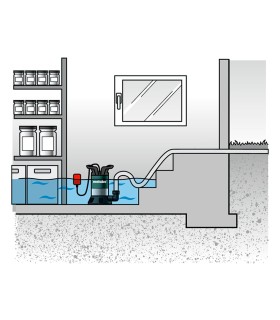 BOMBA SUMER. AGUA LIMPIA METABO 0,6bar 6600L/H 250W TP6000
