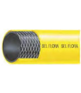 ROLLO 25 METROS TUBO JARDIN AMARILLO Ø19MM 3/4