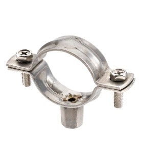 ABRAZADERA INOX A-2  REFORZADA M8+M10  6" 159-163MM