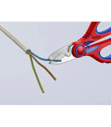 TIJERA KNIPEX ELECTRICISTA 160MM 95.05.10 P/punteras