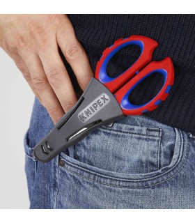 TIJERA KNIPEX ELECTRICISTA 160MM 95.05.10 P/punteras