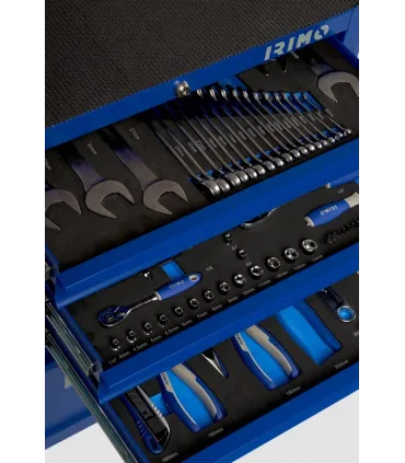 CARRO 6 CAJONES IRIMO CON 206 HERRAMIENTA TALLER