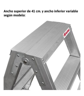 ESCALERA ALUM.TIJERA Mod.1412 13+13 Peldaños