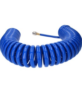 ESPIRAL TUBO AIRE Ø10mm Lomng 10 Metros C/ ENCHUFE RÁPIDO