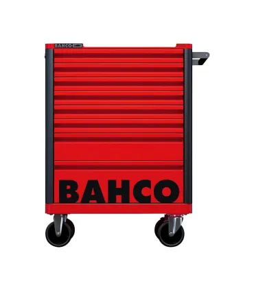CARRO BAHCO 7 CAJONES CON 206 HERRAMIENTAS. COLOR ROJO