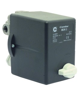 PRESOSTATO 0-8 BAR 4 VIAS TRIF. CON PROTECCION MOTOR