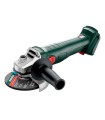 MINI RADIAL BATERIA 125MM METABO W18LTX SIN BATERIA SOLO CARCASA
