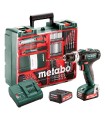 TALADRO PERCUTOR METABO POWERMAXX SB12 SET TALLER PORTATIL 2 BAT 12V-2Ah LI-POWER
