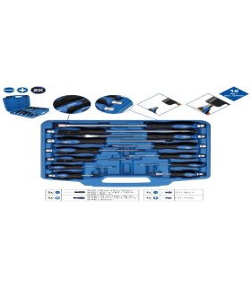 JUEGO 12 DESTORNILLADORES GOLPE BRILLIANT