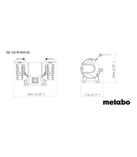 ESMERILADORA DOBLE DS 125M
