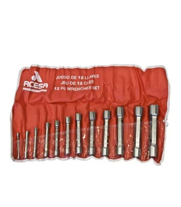 J.LLAVES TUBO 12pcs 6-7/30-32 CR-V FORJADAS