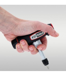 DESTORN.+MANGO "T" PORTAPUNTAS 1/4" CON 4 PUNTAS