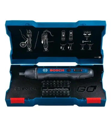 ATORNILLADOR BOSCH-GO 3,6 V -1,5AH 0-5Nm 0-360rpm 1/4"