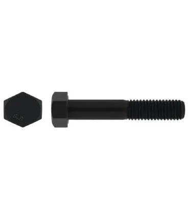 M10X100 TORNILLO HEXAGONAL DIN 931 8.8 NEGRO