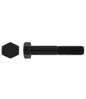 M10X110 TORNILLO HEXAGONAL DIN 931 8.8 NEGRO